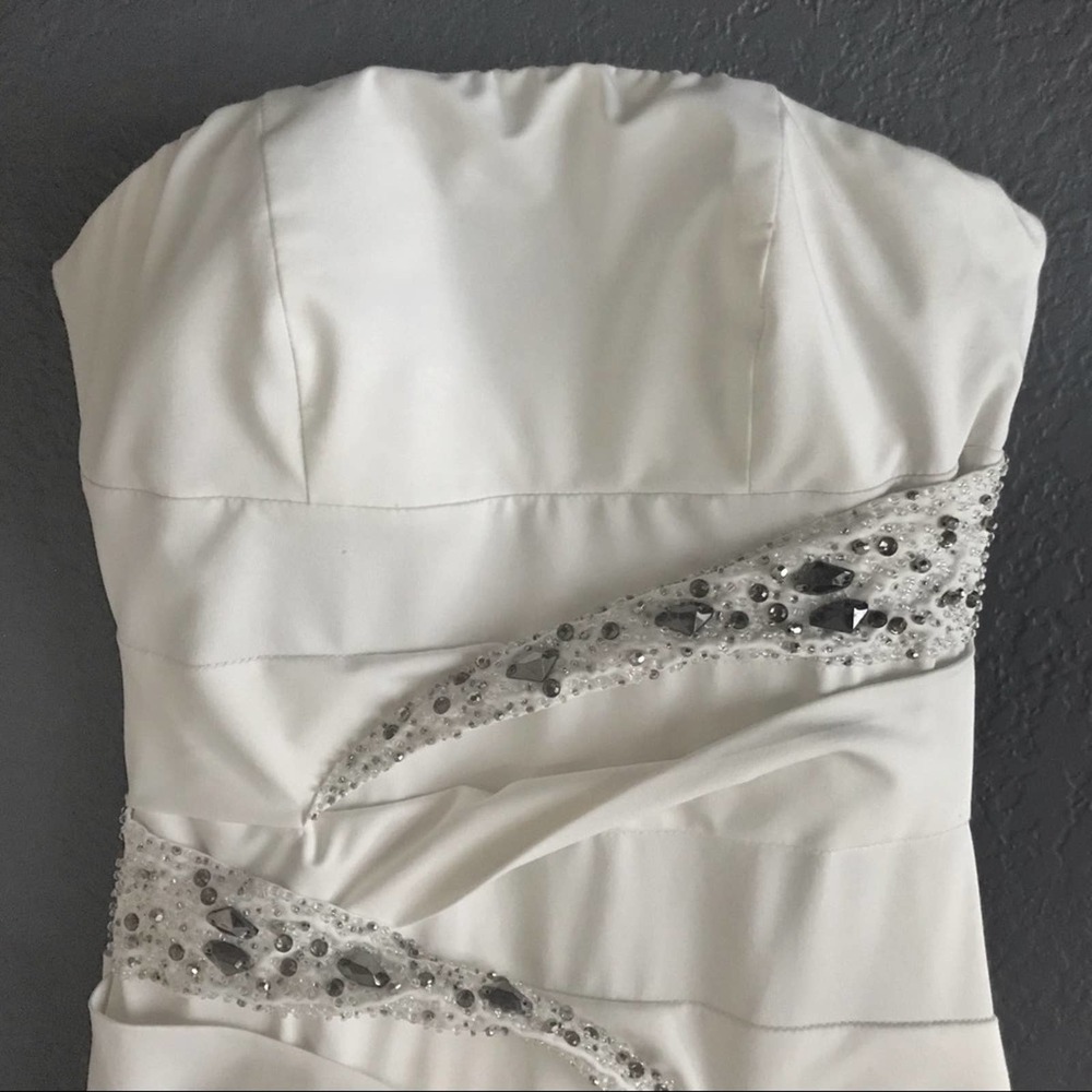 14. Nikibiki Embellish Strapless Mini Dress S - Picture 2 of 7